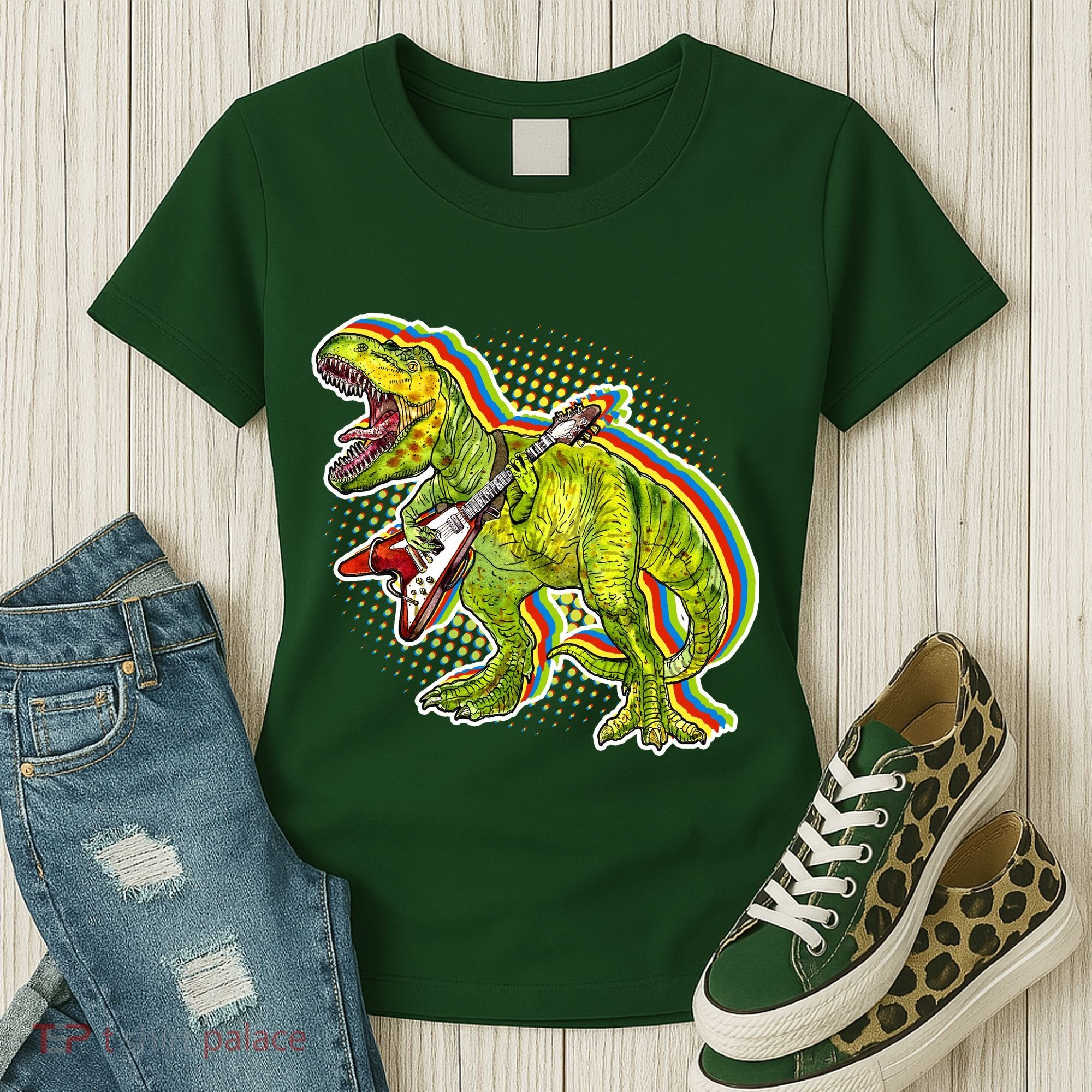 Rockin T-Rex Women's T-Shirt