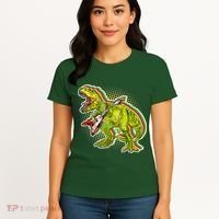 Rockin T-Rex Women's T-Shirt thumb 4