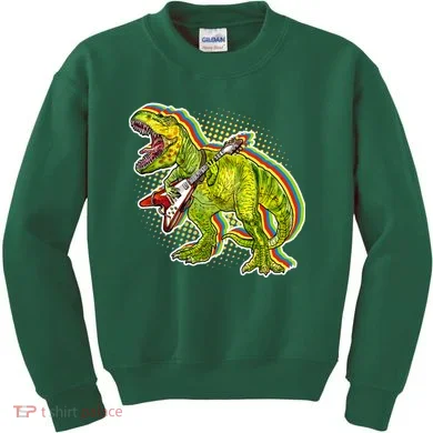 Rockin T-Rex Kids Sweatshirt