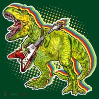 Rockin T-Rex Kids Hoodie thumb 2