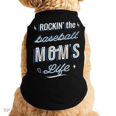 Rockin The Baseball Moms Life Doggie Tank