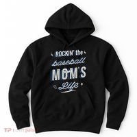 Rockin The Baseball Moms Life Hoodie thumb 0