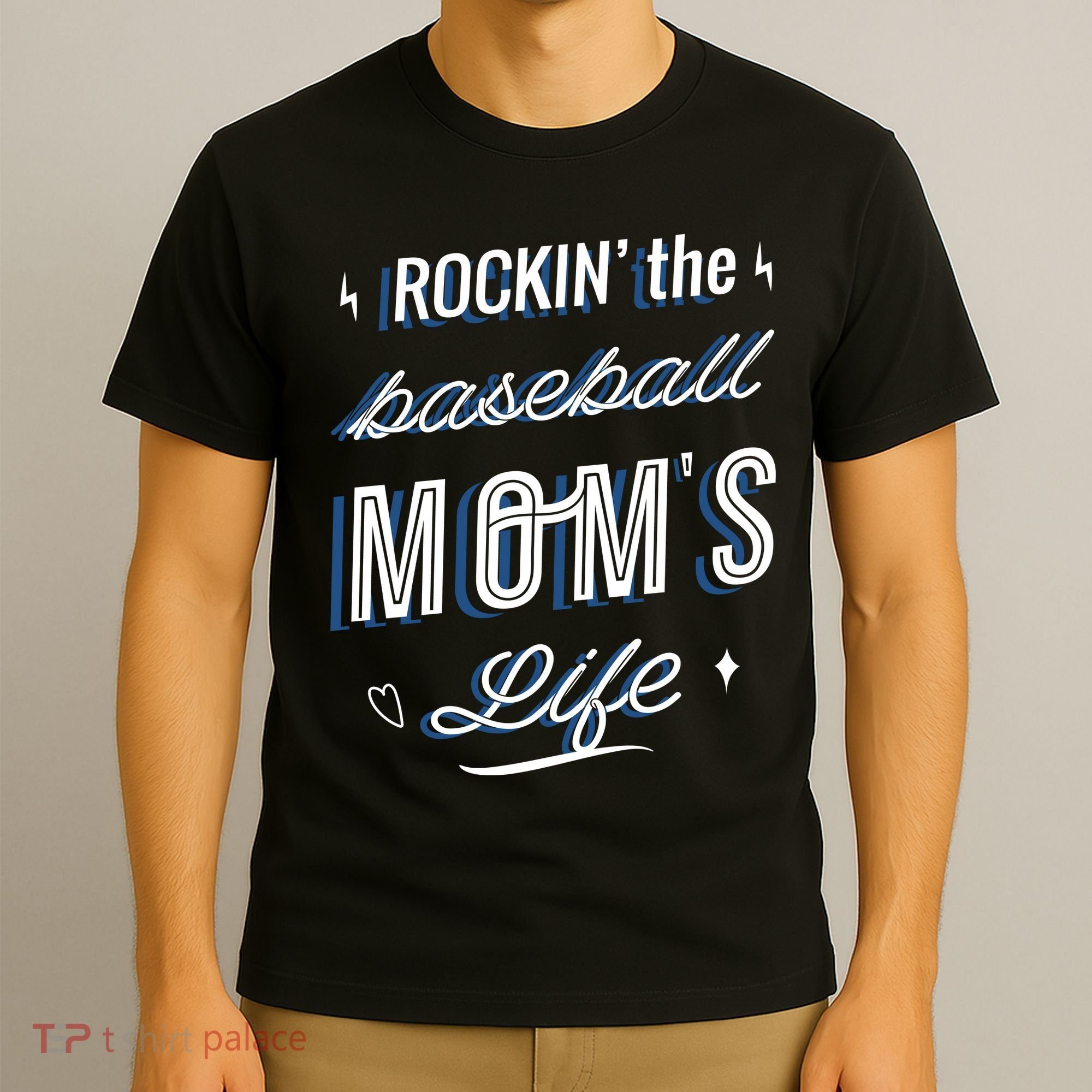 Rockin The Baseball Moms Life T-Shirt