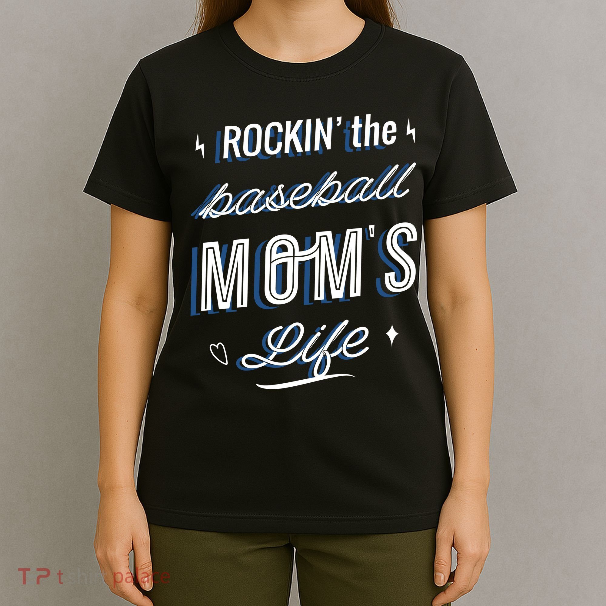 Rockin The Baseball Moms Life T-Shirt