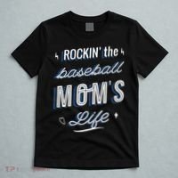 Rockin The Baseball Moms Life T-Shirt thumb 5