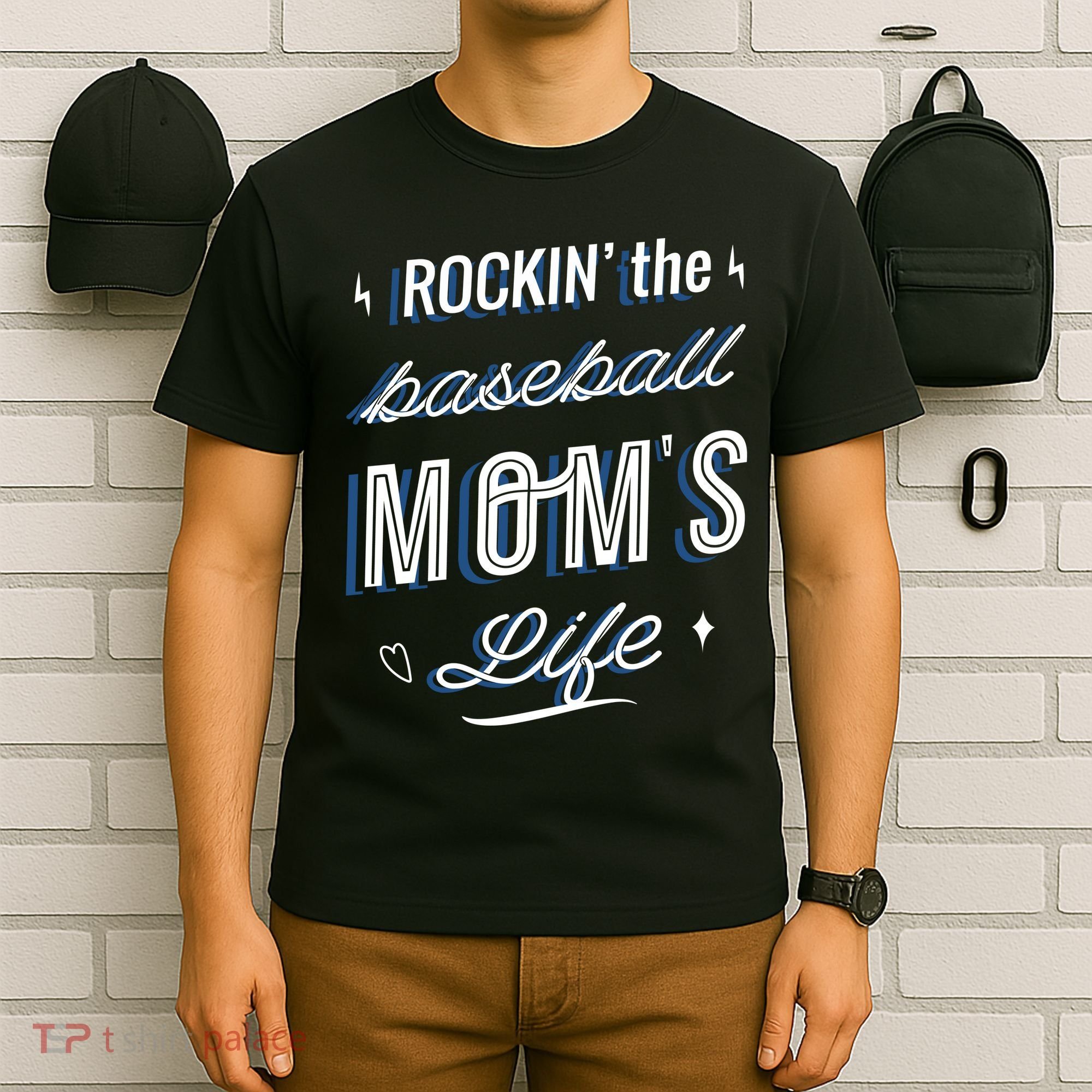 Rockin The Baseball Moms Life T-Shirt