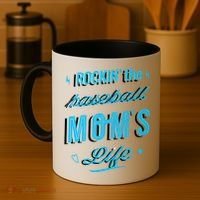 Rockin The Baseball Moms Life Coffee Mug thumb 4