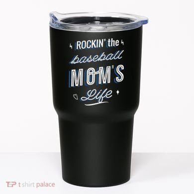 Rockin The Baseball Moms Life Tumbler