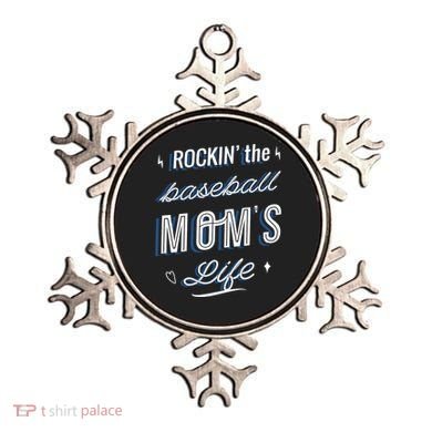 Rockin The Baseball Moms Life Ornament