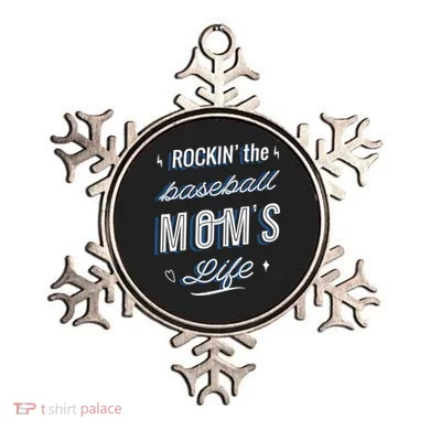 Rockin The Baseball Moms Life Ornament