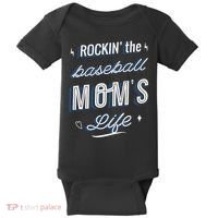 Rockin The Baseball Moms Life Baby Bodysuit thumb 0