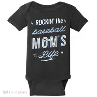Rockin The Baseball Moms Life Baby Bodysuit thumb 0