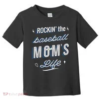 Rockin The Baseball Moms Life Toddler T-Shirt thumb 0