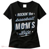 Rockin The Baseball Moms Life Women's T-Shirt thumb 0