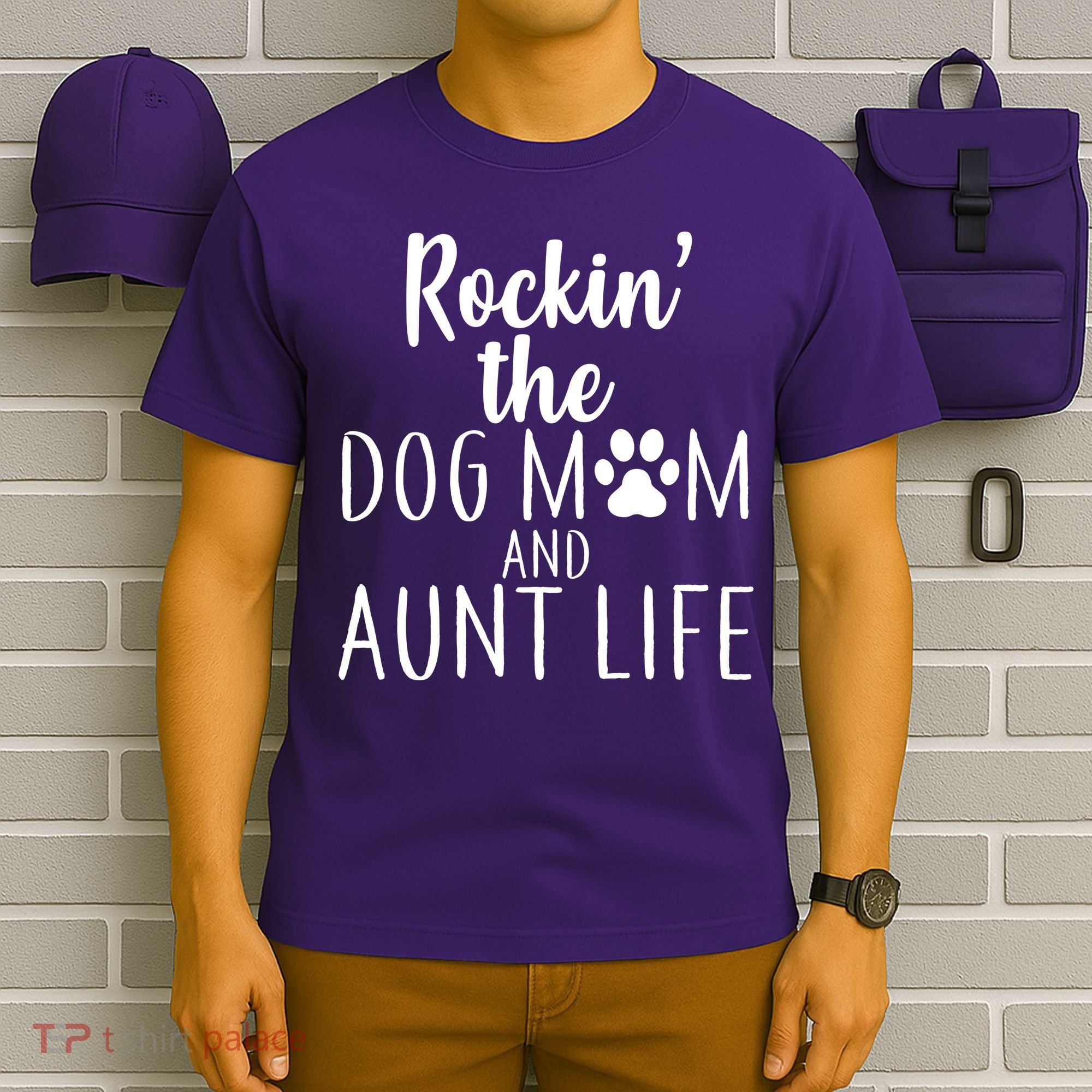 Rockin The Dog Mom And Aunt life T-Shirt