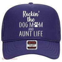 Rockin The Dog Mom And Aunt life Hat thumb 0