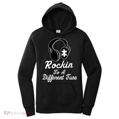 Rockin' To A Different Tune Autism Women's Hoodie