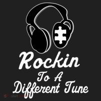 Rockin' To A Different Tune Autism Hat thumb 2
