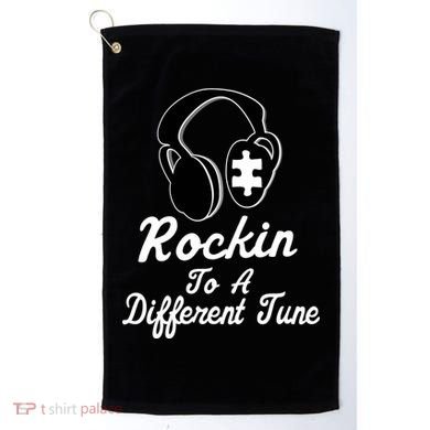 Rockin' To A Different Tune Autism Golf Towel
