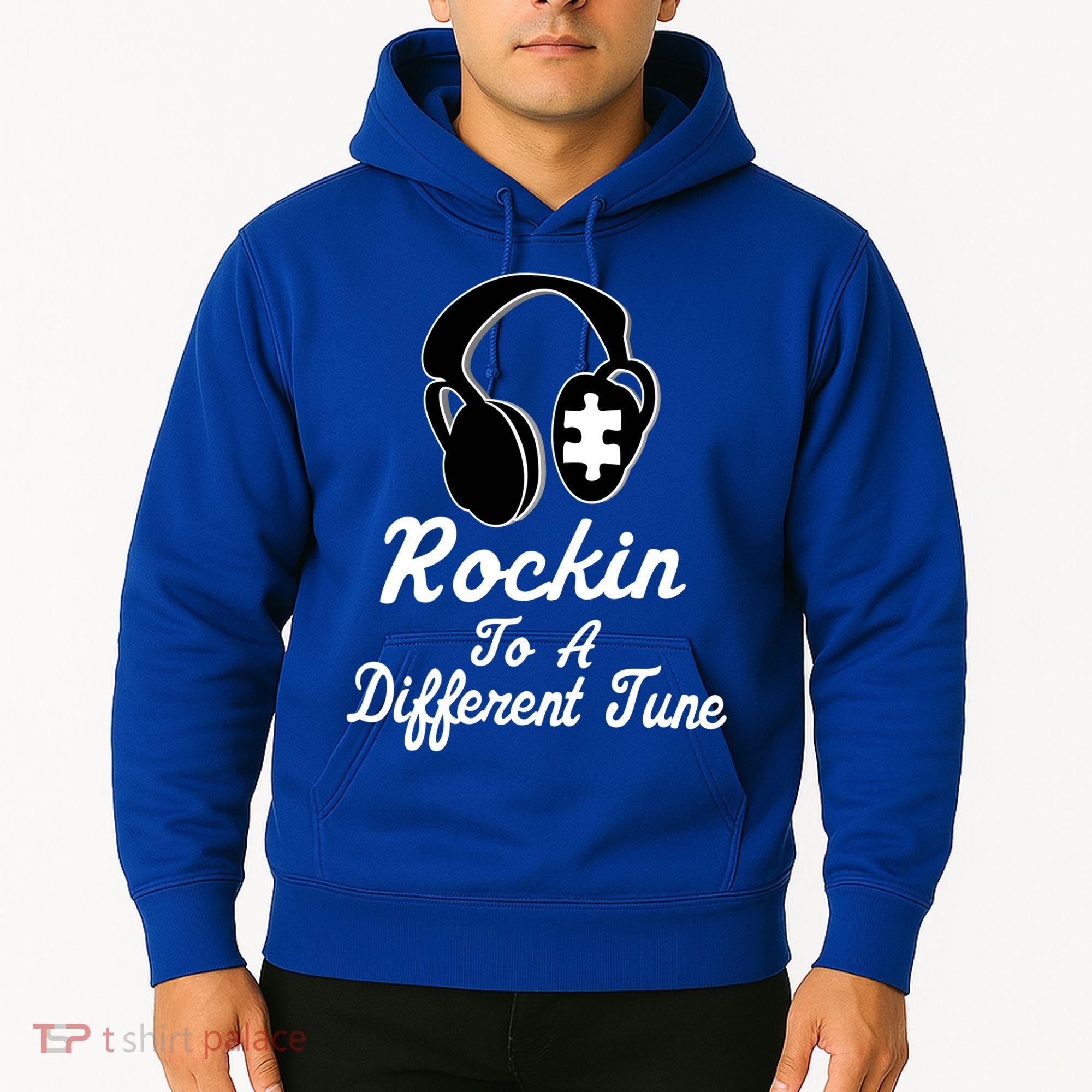 Rockin' To A Different Tune Autism Hoodie