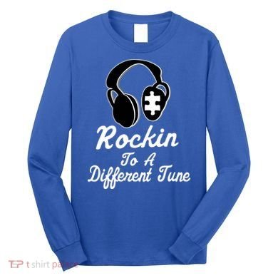 Rockin' To A Different Tune Autism Long Sleeve Shirt