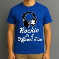Rockin' To A Different Tune Autism T-Shirt thumb 3