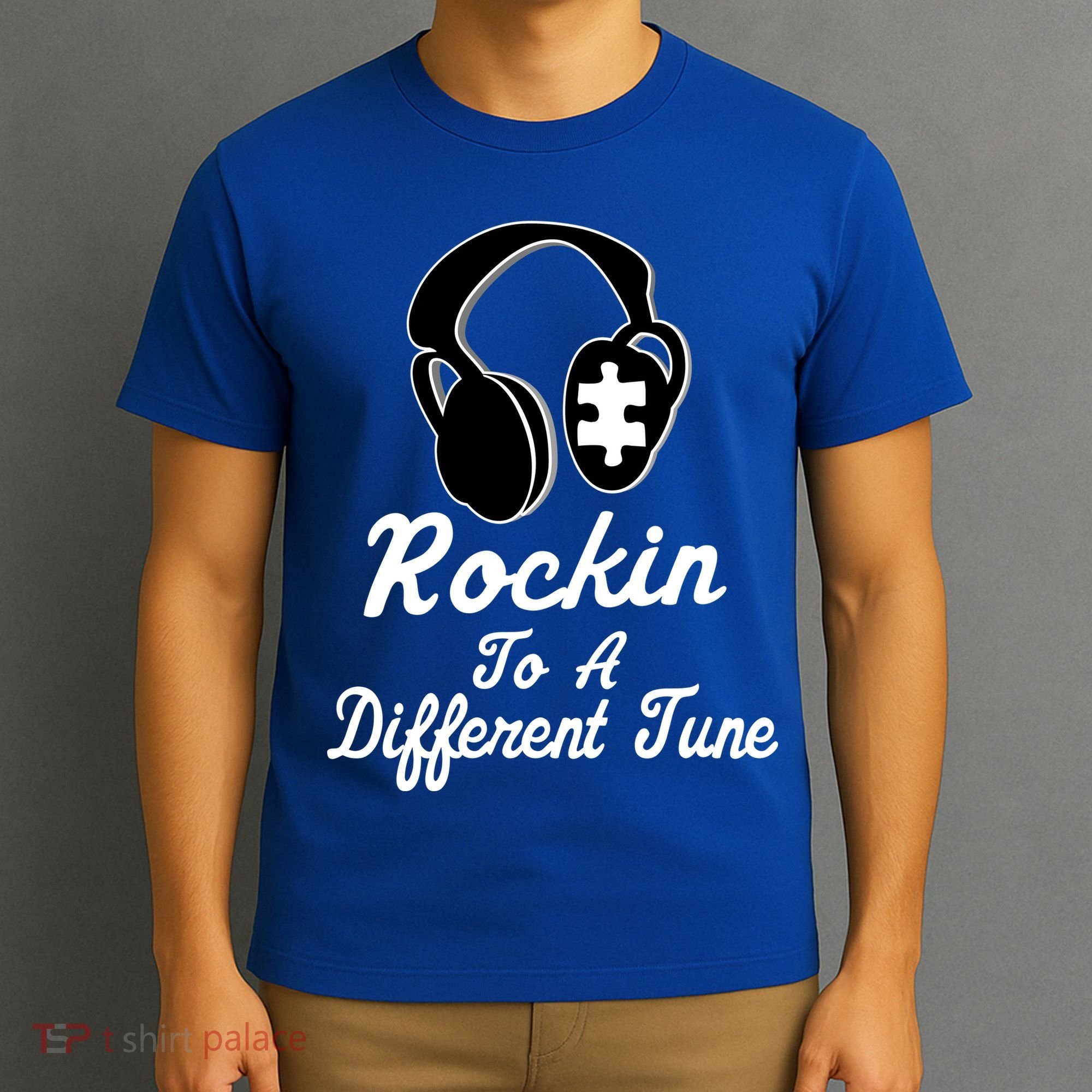 Rockin' To A Different Tune Autism T-Shirt