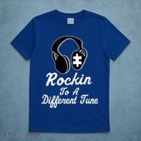 Rockin' To A Different Tune Autism T-Shirt thumb 5