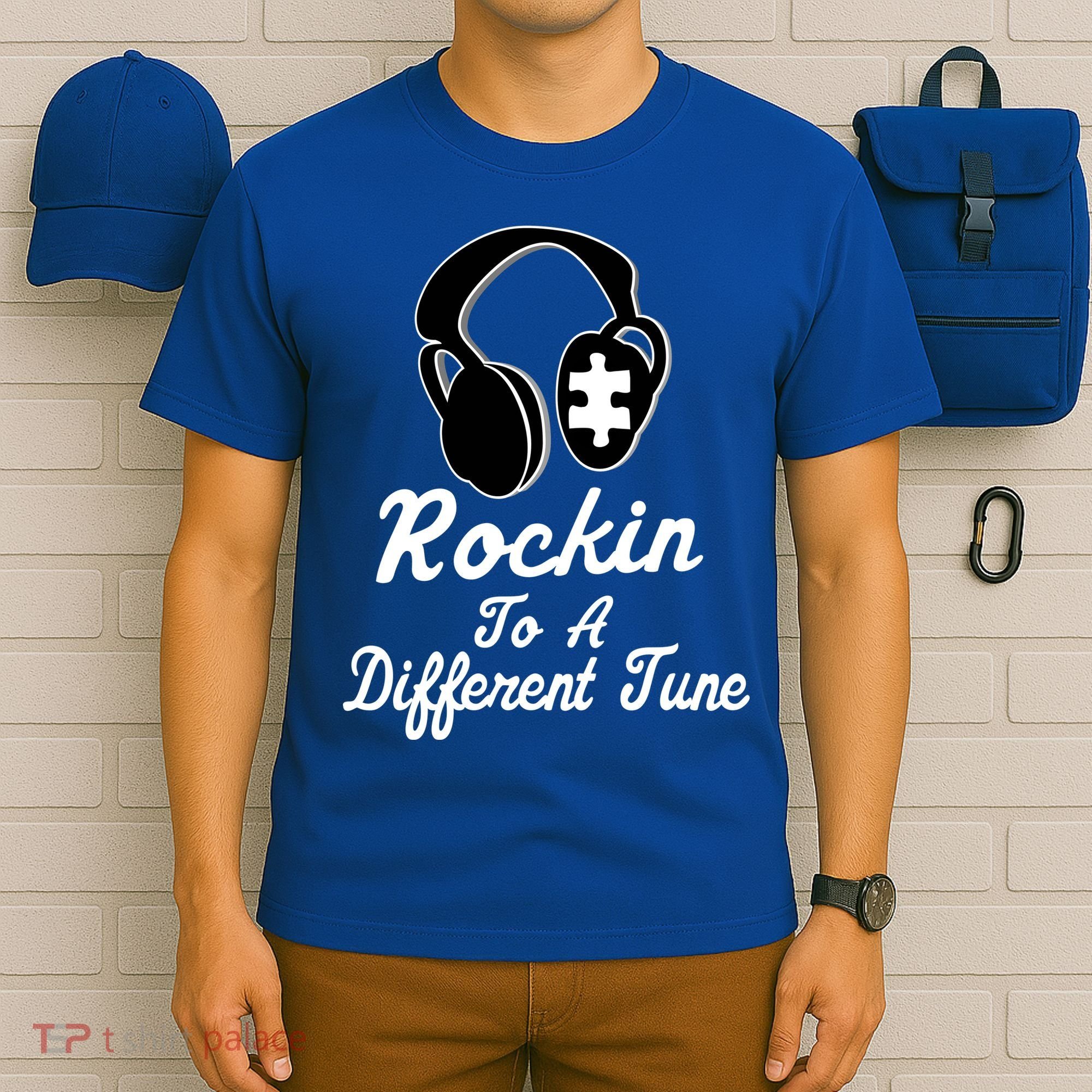 Rockin' To A Different Tune Autism T-Shirt