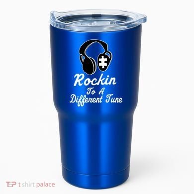 Rockin' To A Different Tune Autism Tumbler