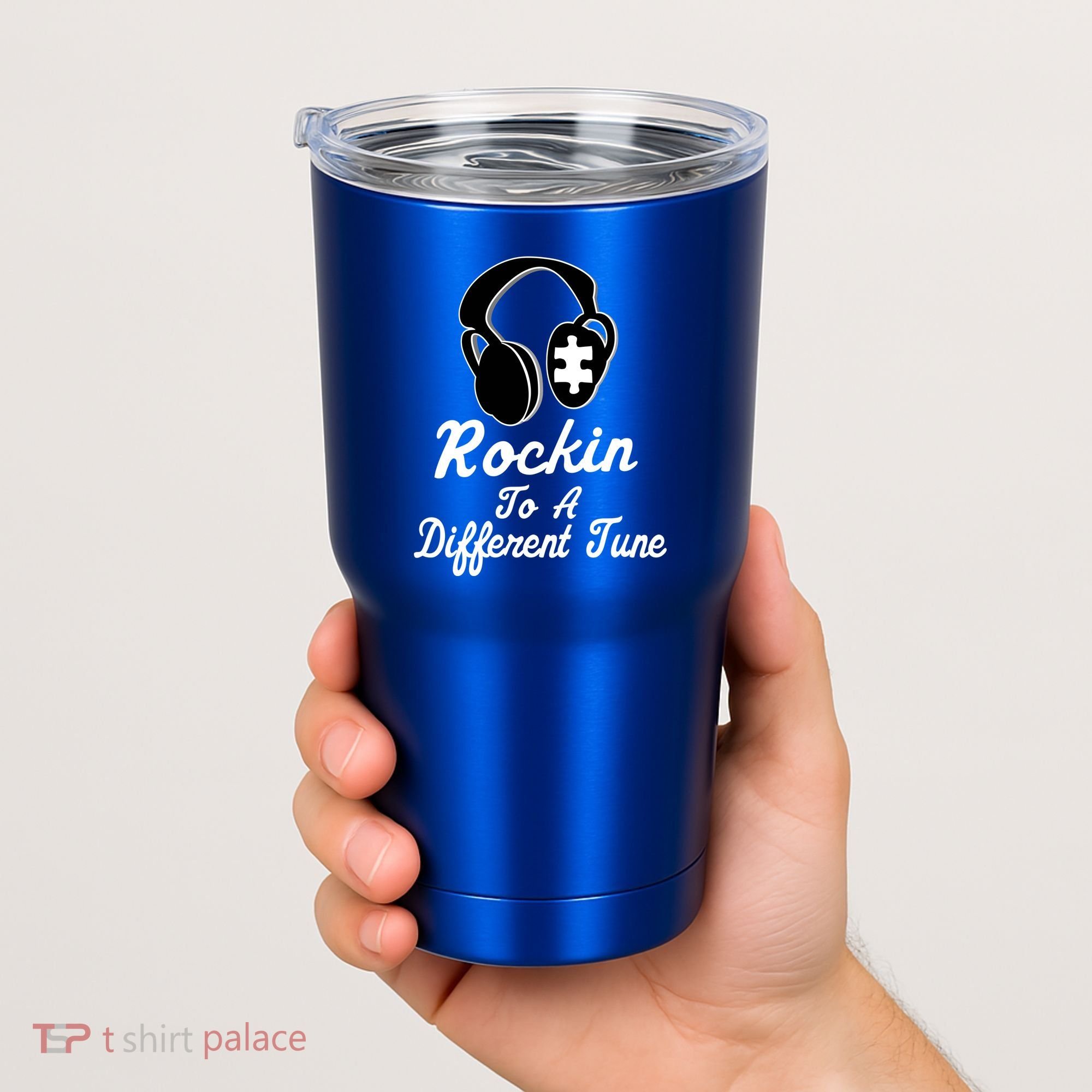 Rockin' To A Different Tune Autism Tumbler