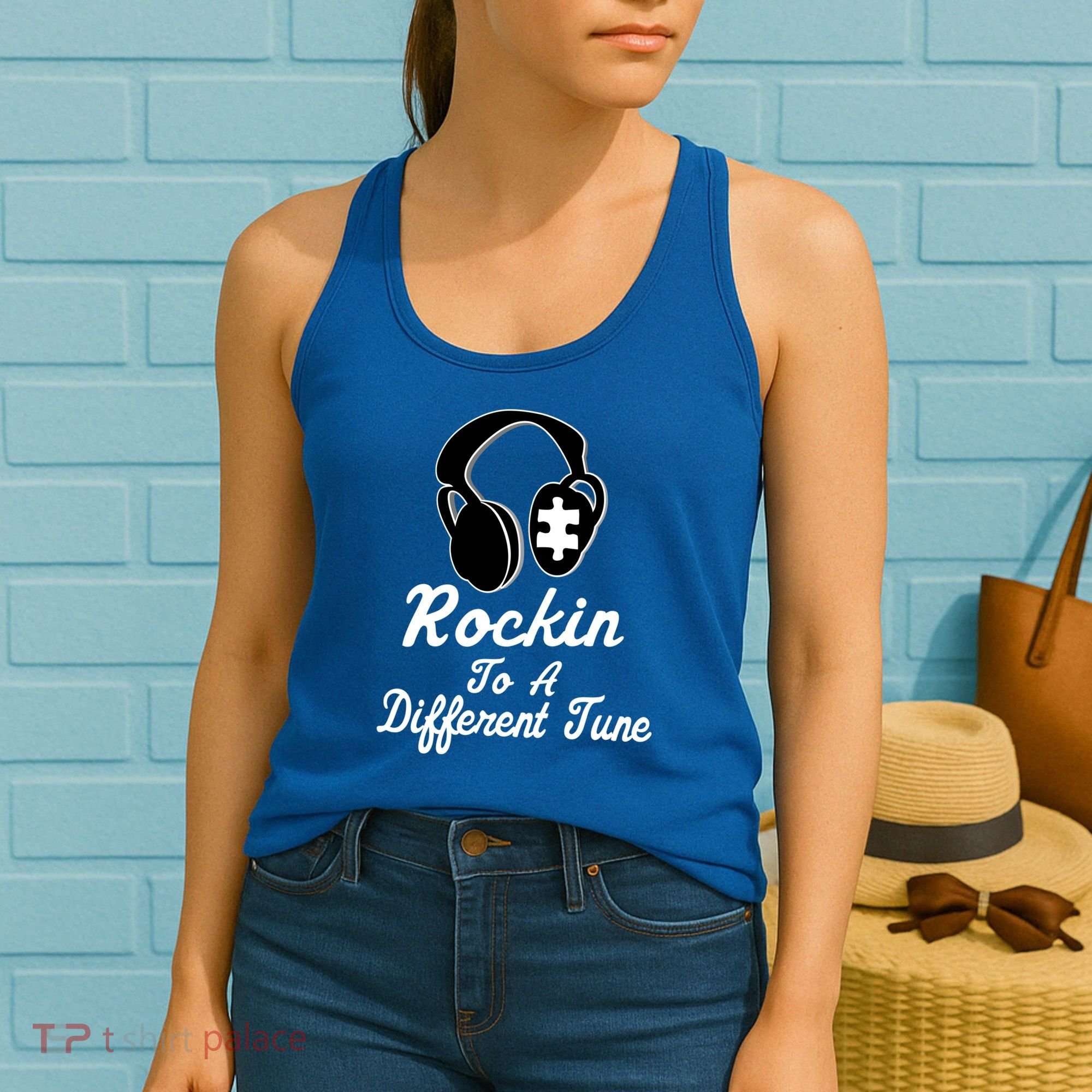 Rockin' To A Different Tune Autism Women's Tank Top