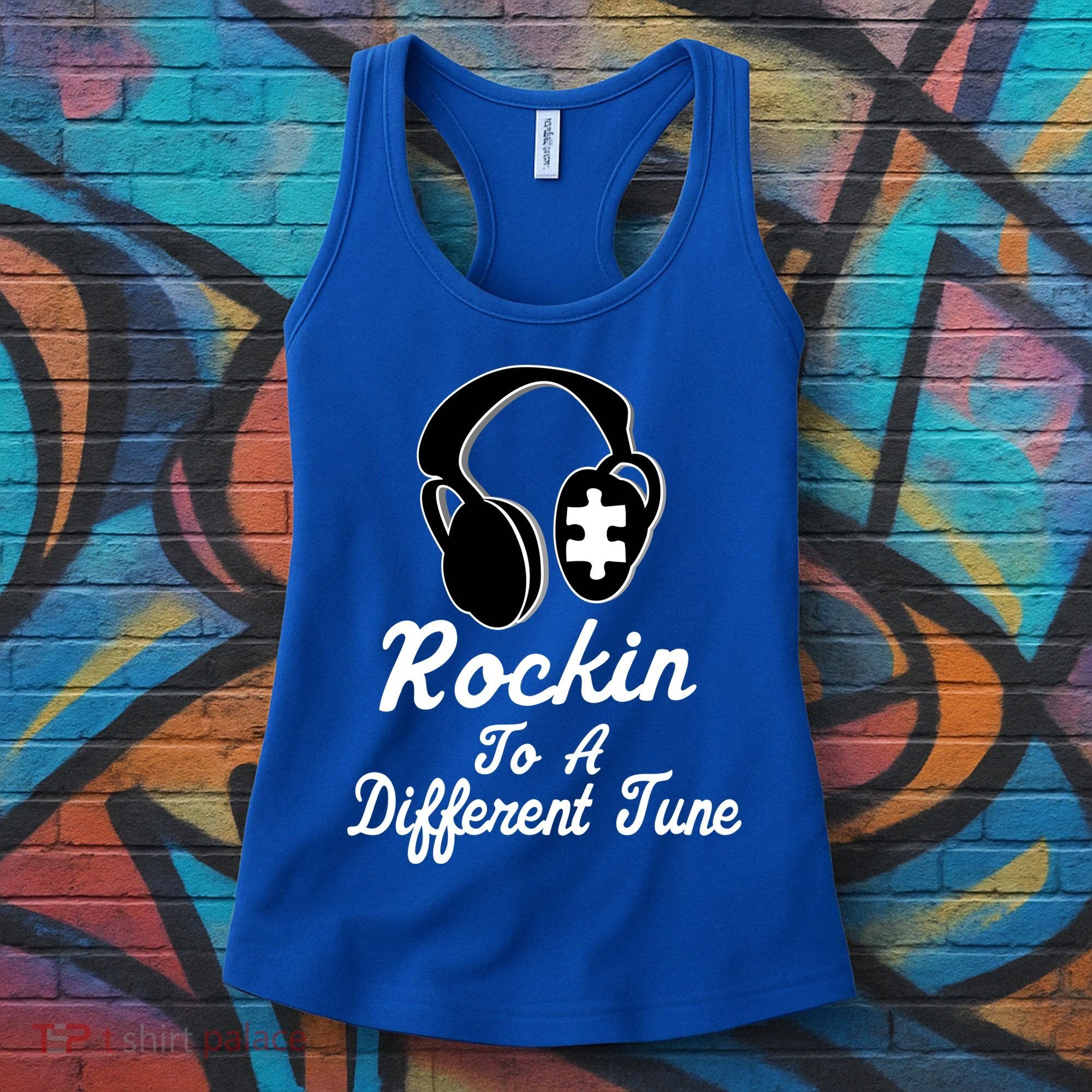 Rockin' To A Different Tune Autism Women's Tank Top