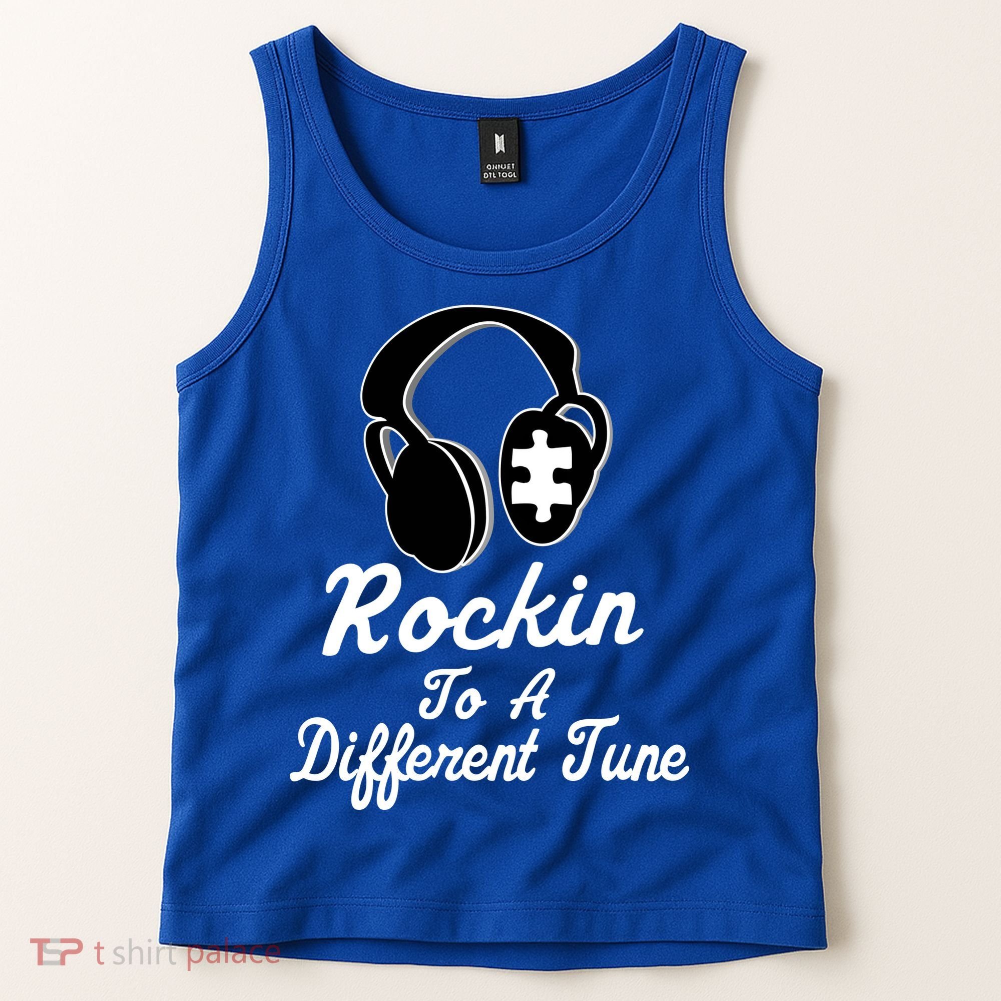 Rockin' To A Different Tune Autism Tank Top