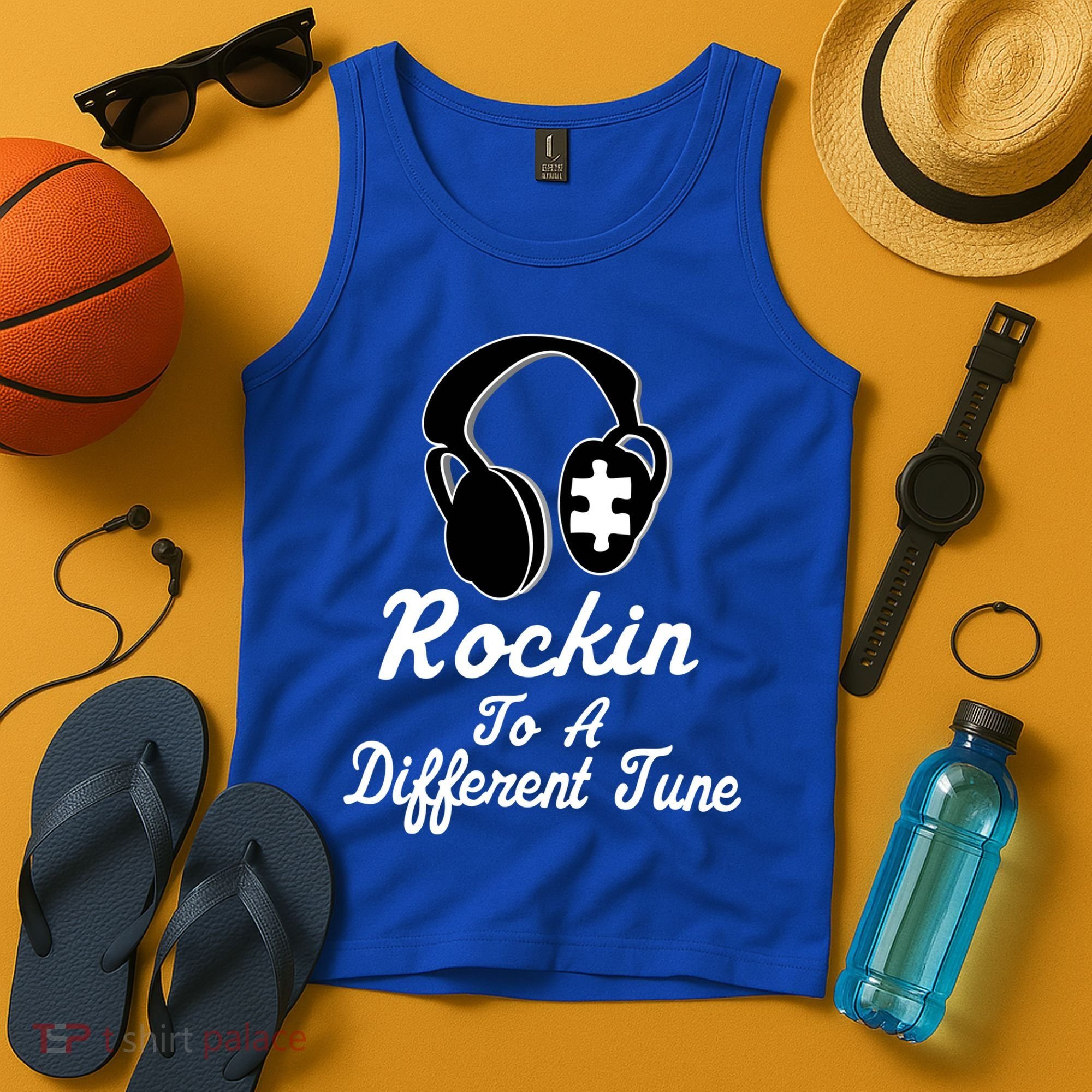 Rockin' To A Different Tune Autism Tank Top