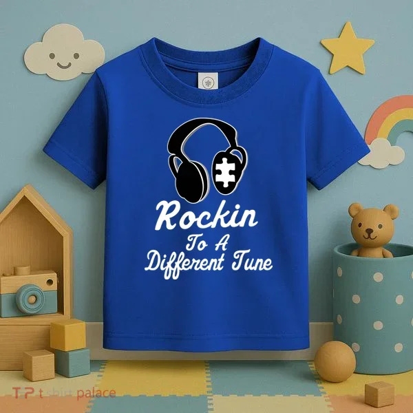 Rockin' To A Different Tune Autism Toddler T-Shirt