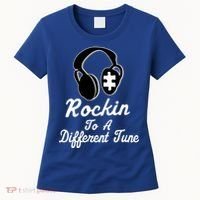 Rockin' To A Different Tune Autism Women's T-Shirt thumb 0