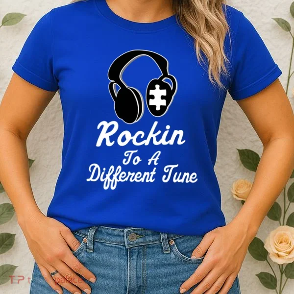 Rockin' To A Different Tune Autism Women's T-Shirt