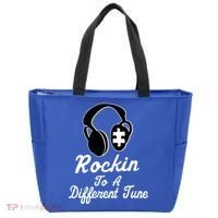 Rockin' To A Different Tune Autism Tote Bag thumb 0