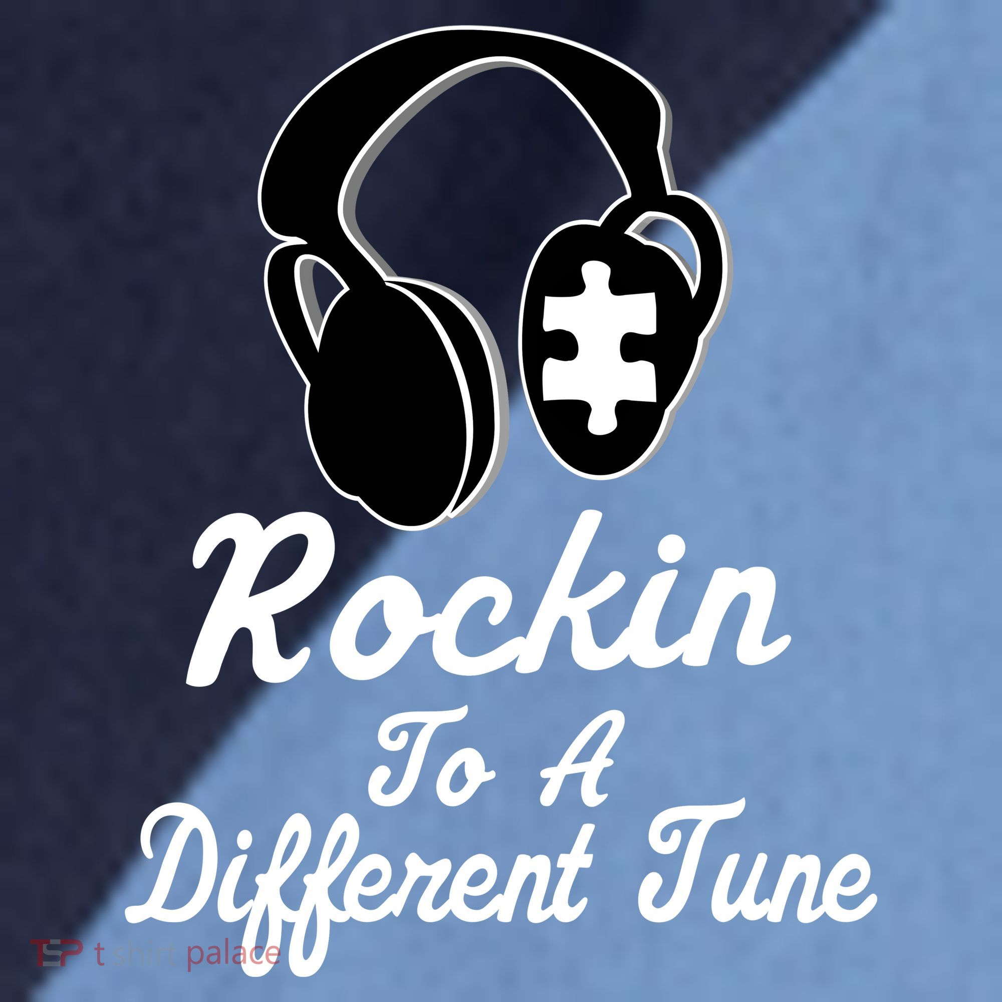Rockin' To A Different Tune Autism Raglan Baseball Sleeve Shirt