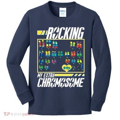 Rocking My Extra Chromosome Kids Long Sleeve Shirt
