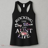 Rocking The Dog Mom And Aunt Life Women's Tank Top thumb 3