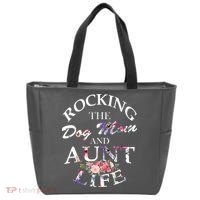 Rocking The Dog Mom And Aunt Life Tote Bag thumb 0