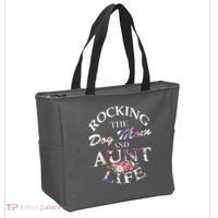 Rocking The Dog Mom And Aunt Life Tote Bag thumb 2