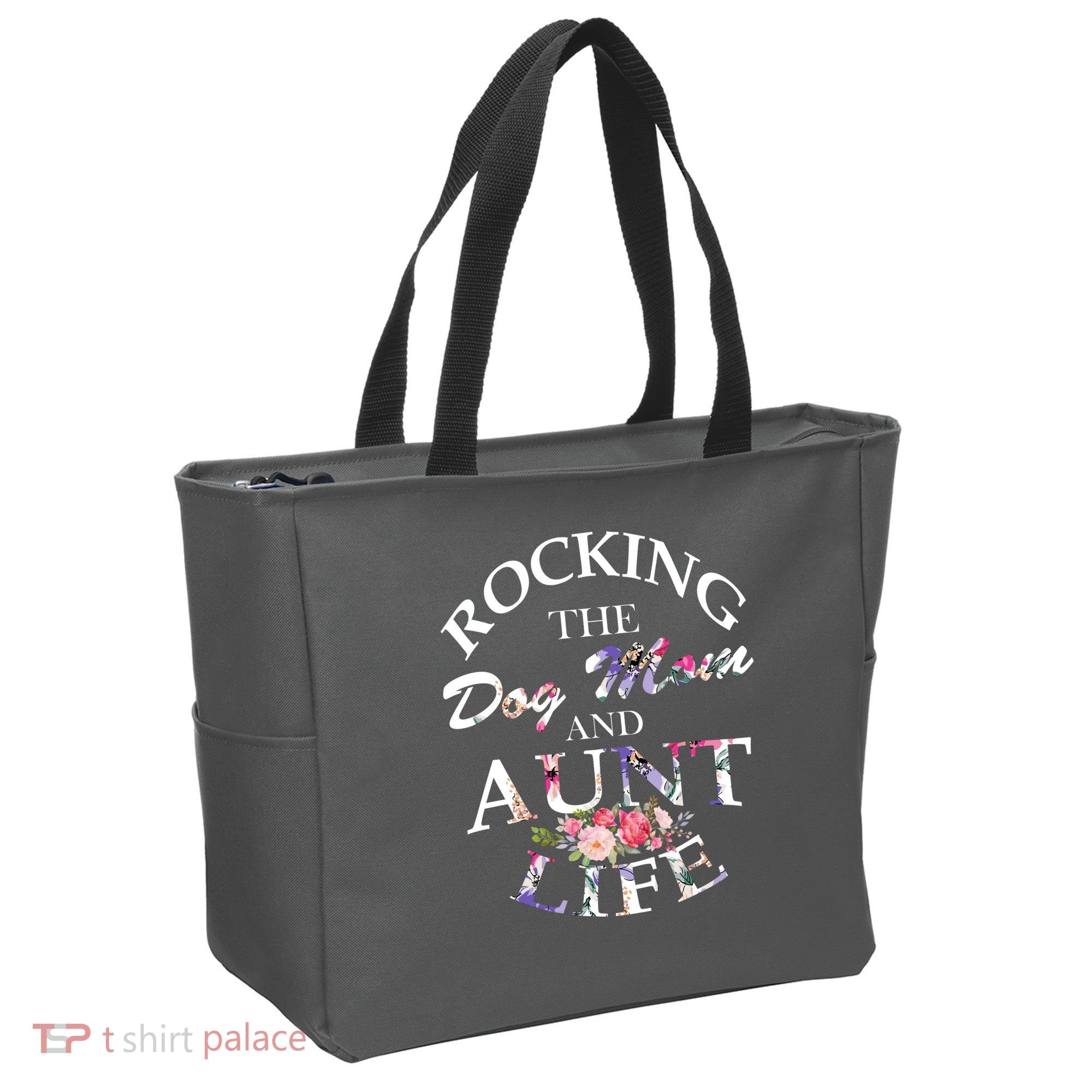 Rocking The Dog Mom And Aunt Life Tote Bag