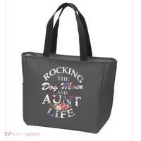Rocking The Dog Mom And Aunt Life Tote Bag thumb 3