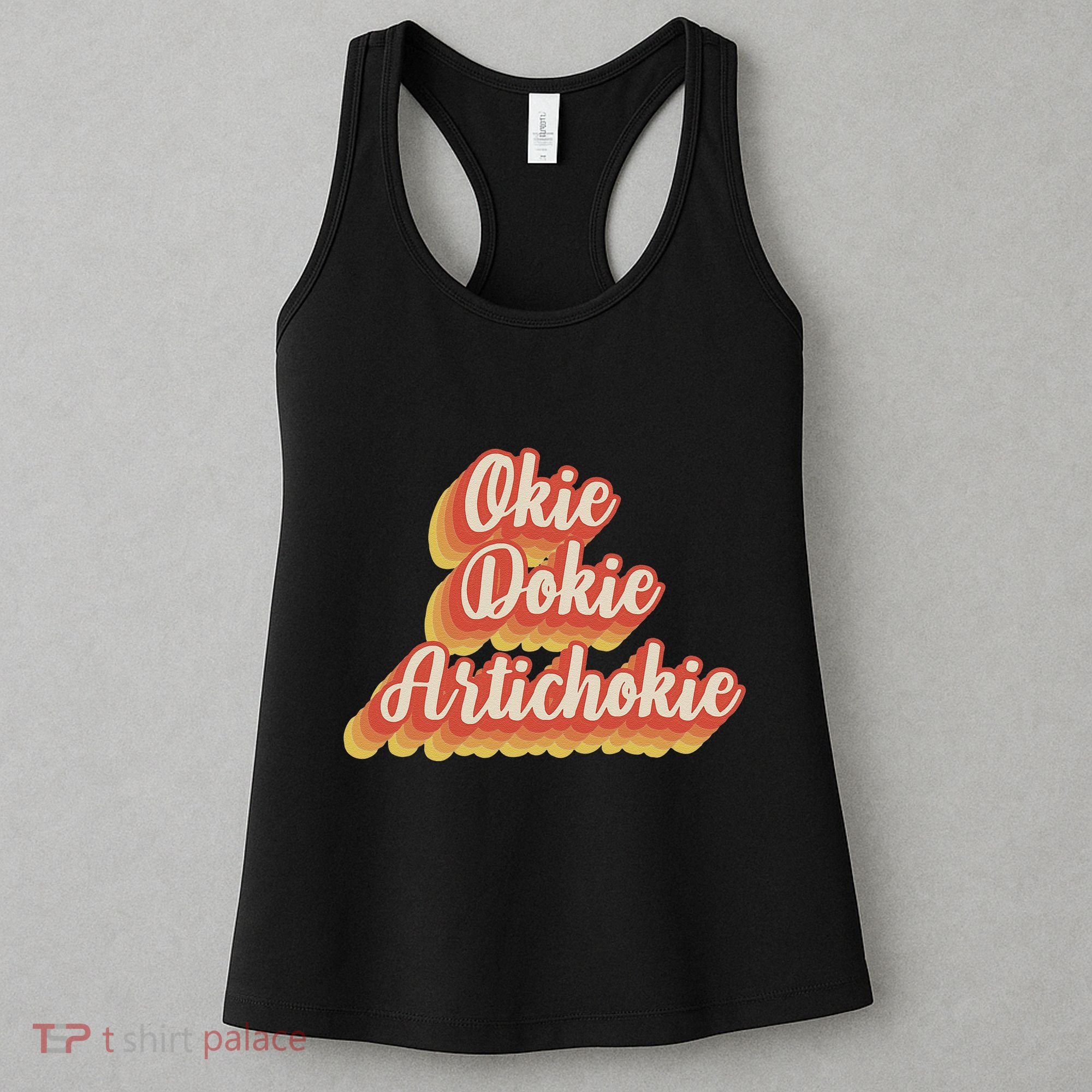 Retro Okie Dokie Artichokie Women's Tank Top