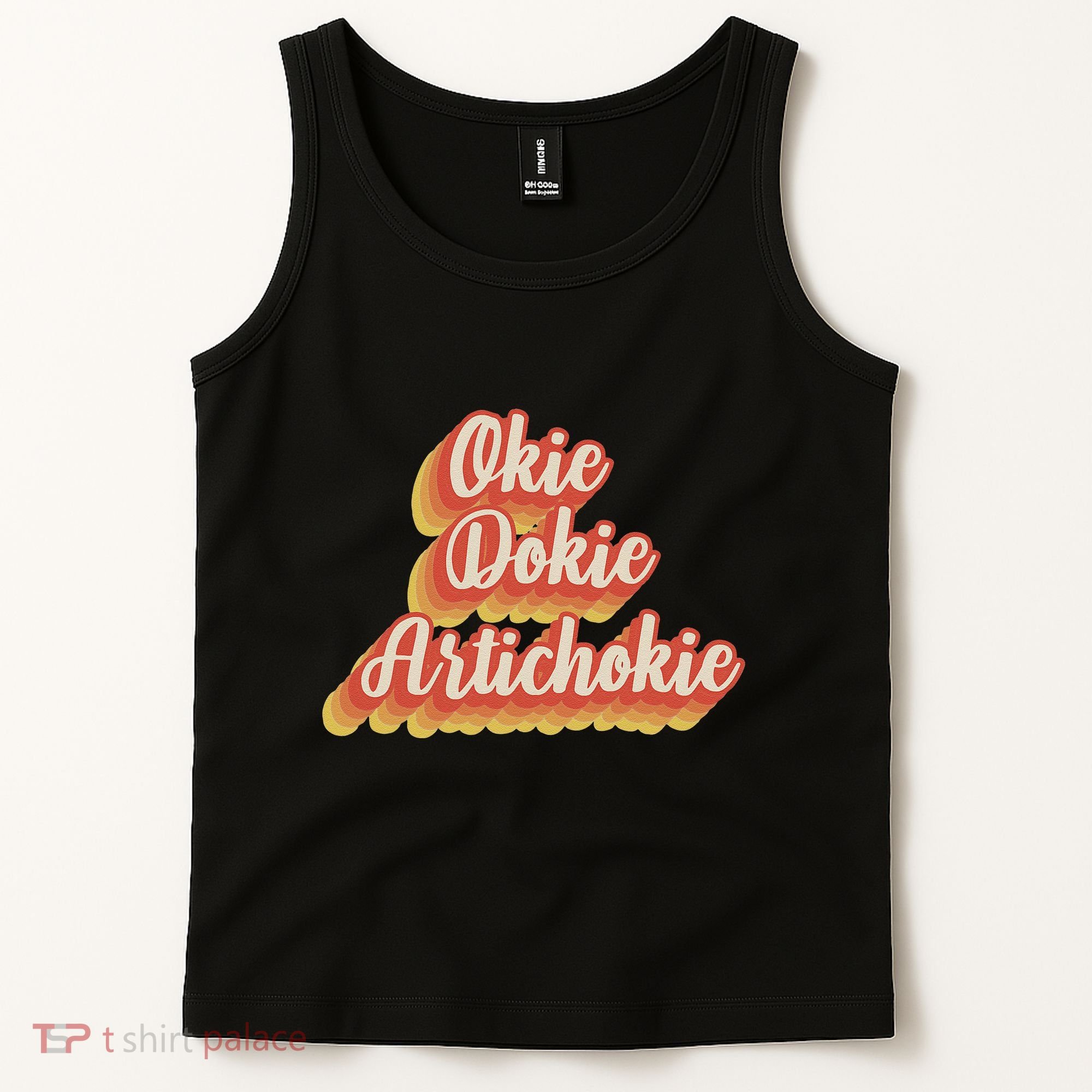 Retro Okie Dokie Artichokie Tank Top