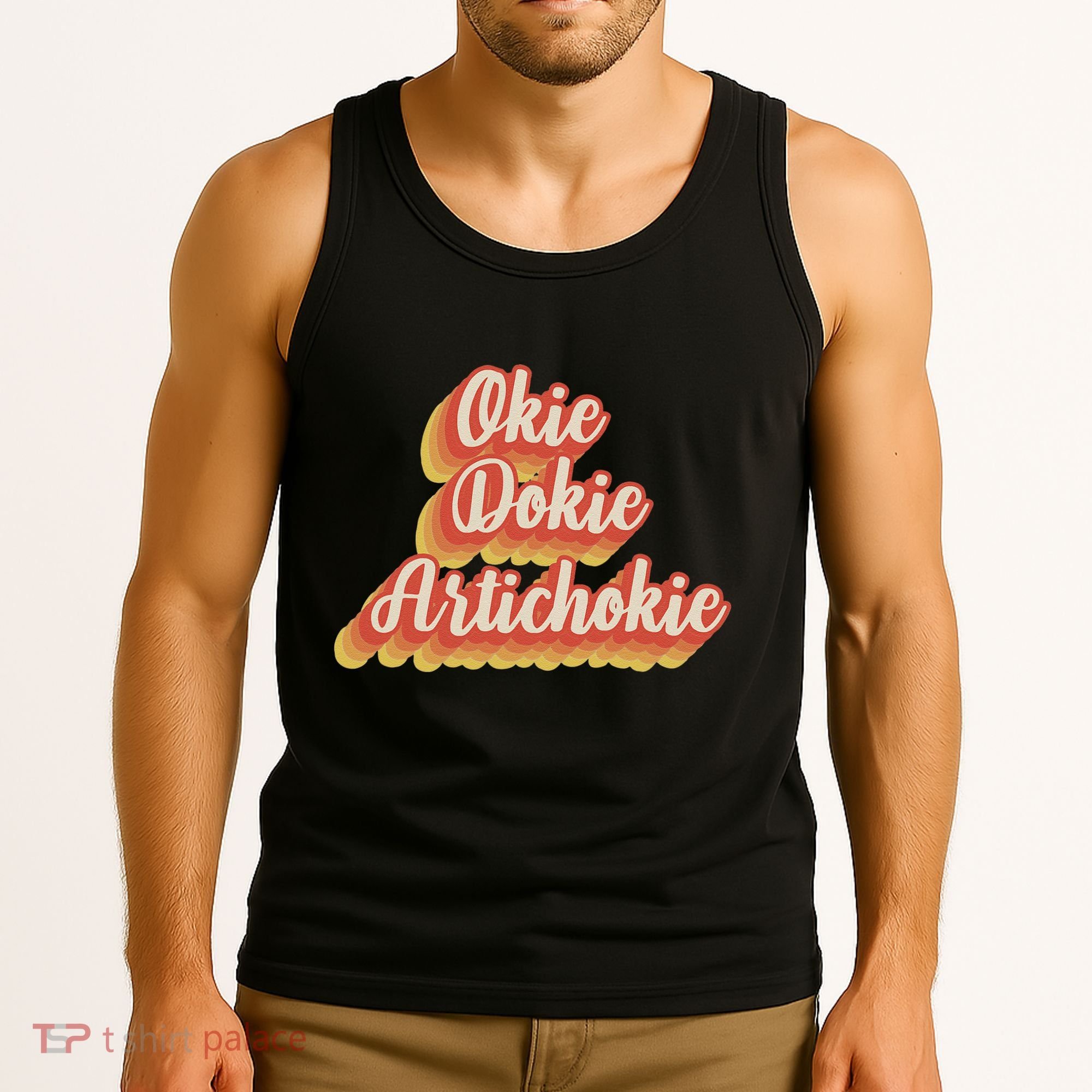 Retro Okie Dokie Artichokie Tank Top