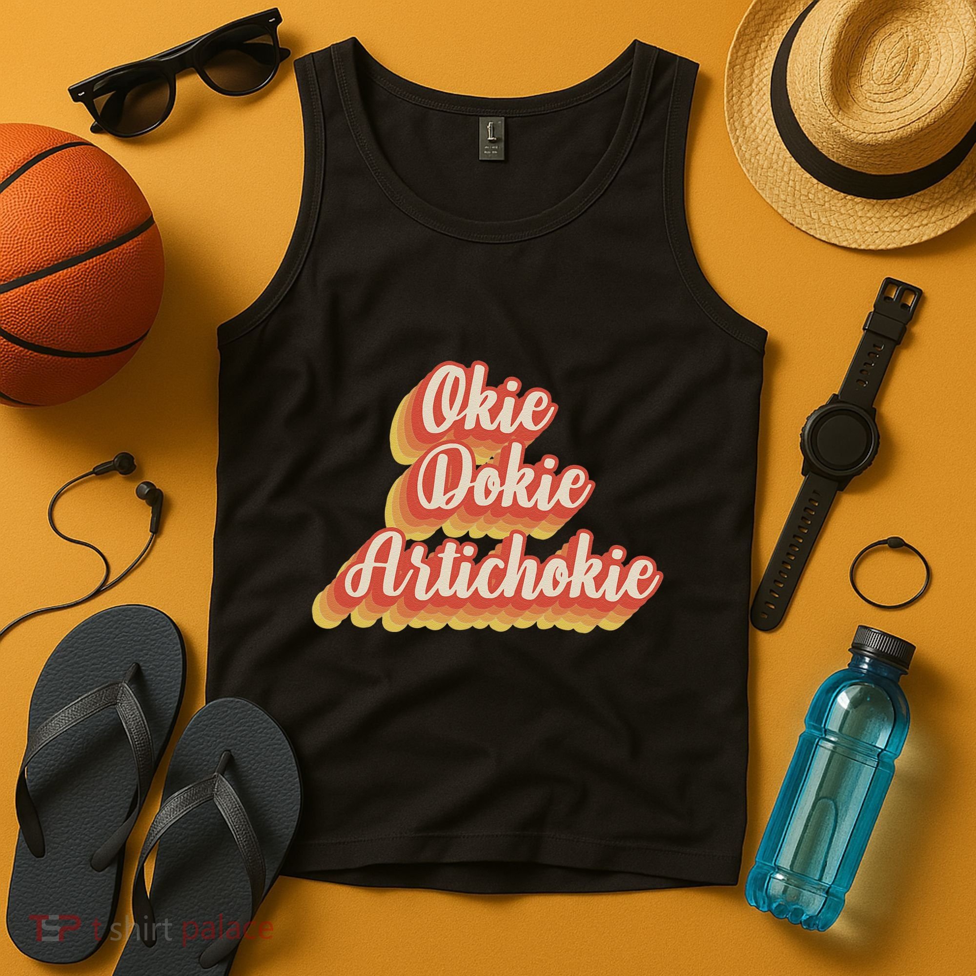 Retro Okie Dokie Artichokie Tank Top